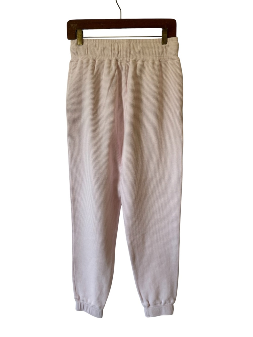 Negative Underwear Waffle Knit Jogger Pants Pastel Puff Pink Womens Medium NWT - Picture 5 of 10
